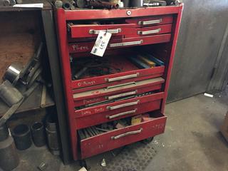 Rolling Tool Chest c/w Contents, Missing Drawers, 27in x 19in x 42in