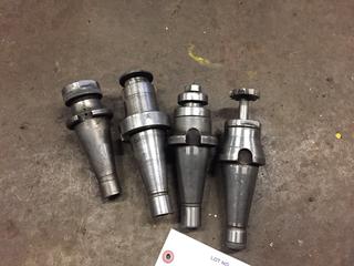 (4) Assorted Tool Holders with SK30 Shank