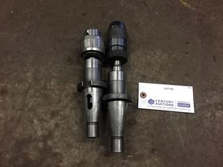 (2) Drill Bit Chucks with SK30 Shank