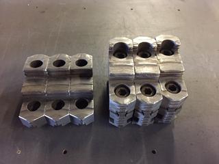 Lathe Chuck Jaws Set with (3) Jaw Inserts