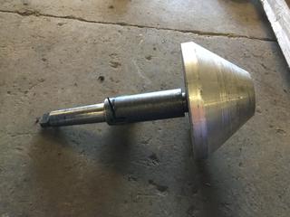 10in Bull Nose Lathe Centre with 7in Extension