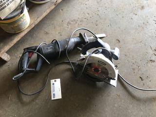 Mastercraft Circular Saw and Jobmate Reciprocating Saw