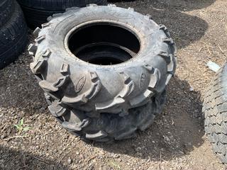 (2) 25 x 8.00-12 ATV Tires