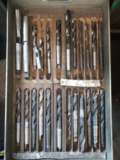 Assorted Drill Bits, 19/32in - 31/32in