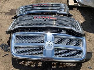 Pallet of Assorted Grilles and Bug Deflectors