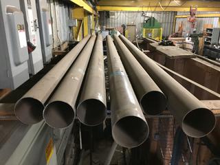 (6) 4in x 10ft Exhaust Pipes