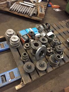 Assorted Bushings, Bearings, Steady Bearings.