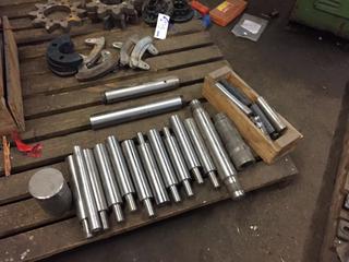 Assorted Pulley's, Gears and Machine Shaft 12in x 2in