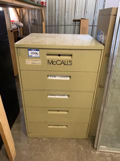 File Cabinet, 25in x 27in x 42in