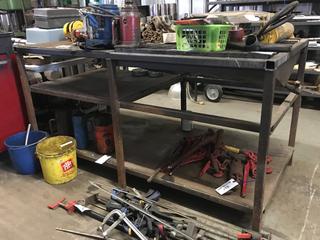 Steel Welding Table, 6ft x 3ft x 3ft