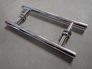 (7) 8 In. Chrome Back-To-Back Ladder Style Pulls, No. 70204-0808-CP.