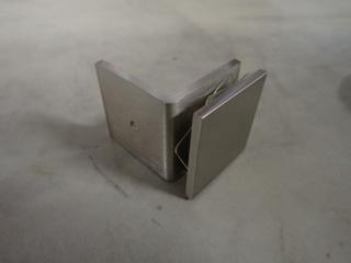 (2) Bins of Assorted Hinges, Handles, Clamps, Etc.