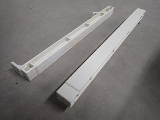 (3) Boxes of 12 In. Linen Brace/Legs, 20 Sets Per Box & Box of 12 In. Linen Shelf Brackets.
