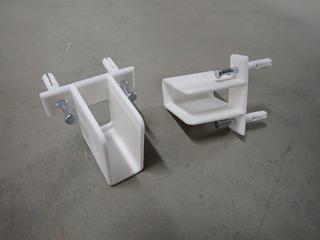 Assorted Freeslide Wall Brackets, Closet Pole Cups & Side Wall Brackets.
