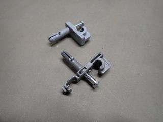 Assorted Back Wall Clips & Pole Clamps.
