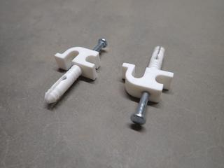 (2) Boxes of Back Wall Clips.