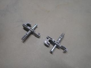 (2) Boxes of 1/2 In. Back Wall Clips, Approx. 1000 Per Box.