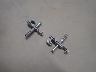 (2) Boxes of 1/2 In. Back Wall Clips, Approx. 1000 Per Box.