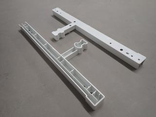 (2) Boxes of Home Decor 16 In. White Shelf & Hanger Brackets, 20 Pairs Per Box.