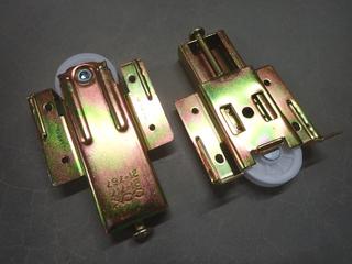(2) Boxes of COX Bottom Roller Axle Protruding Wheel Bypassing Door Hardware, No. 21-717, 25 Pairs Per Box.