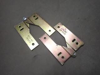 (2) Boxes of COX Connector Hinges & (1) Box of Top/Bottom Hinges, 50 Pairs Per Box.