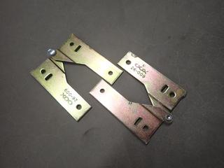 (2) Boxes of COX Connector Hinges & (1) Box of Top/Bottom Hinges, 50 Pairs Per Box.