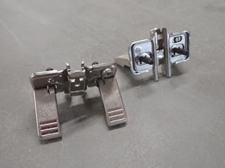 (2) Boxes of Blum Nickel Plated Insert Clips, Approx 250 Per Box.