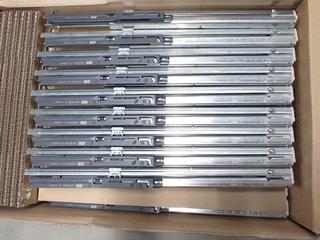 (4) Boxes of Hettich Quadro V6 Silent System Slides, No. 9047666, Approx. 20 Per Box.