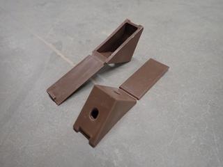(2) Boxes of Angle Brackets & (1) Box of Left Suspension Cover Caps.
