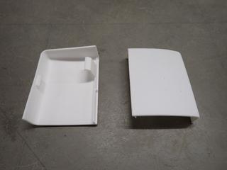(4) Boxes of Left/Right Suspension Bracket Cover Caps, Approx. 200 Per Box.