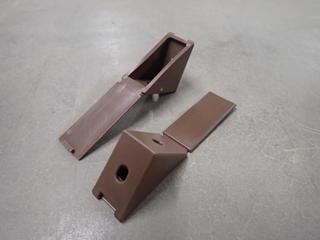 (7) Boxes of Angle Brackets, Approx. 250 Per Box.