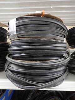 (3) Reels of Assorted Glazing Gasket, Approx. 100 Ft x 3/8 In Roll.