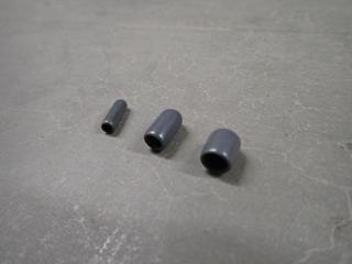 (2) Boxes of Assorted Grey Shelf Caps.