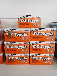 (13) Boxes of Buildex EZ Toggle Self Drilling Toggle Bolts.