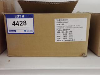 Case of Euro Screw Double Pan Head Screws, Approx. 25,000 Per Case.