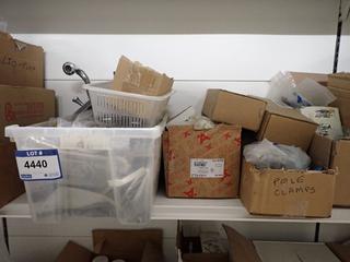 Assorted Hooks, Rod Brackets, Clamps, Back Clips, Etc.