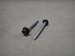 Assorted Wall Anchors, Self Tapping Screws & Brackets.