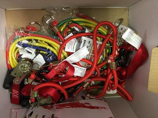 Heavy Duty Ratchet Straps & Corner Guards. 