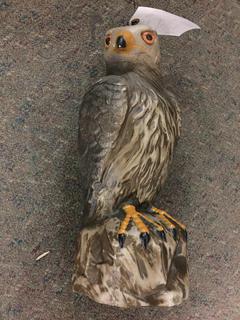 (4) Hawk Statues. 