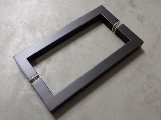 (11) Boxes of 8 In. Oil Rubbed Bronze Square Back To Back Pull Handles.