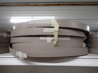 Assorted Rolls of Edge Banding, Lengths Unknown.