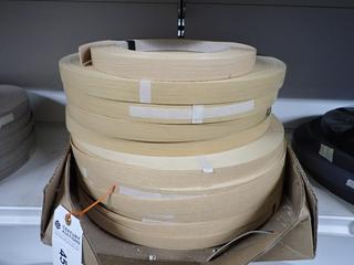 Assorted Rolls of Edge Banding, Lengths Unknown.