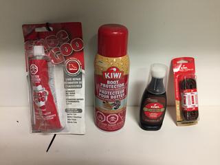 Shoe Polish, Protectant, Laces & Shoe Goo. 