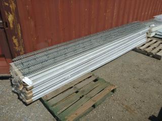 Quantity of Wire Closet Shelving 20 In x 12 Ft and Assorted Wire Shelving.