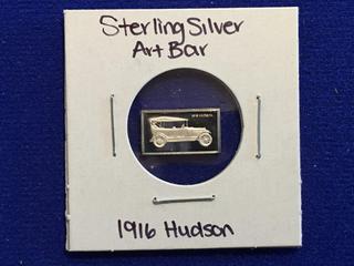 Sterling Silver Art Bar - "1916 Hudson" 
