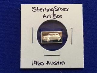 Sterling Silver Art Bar - "1960 Austin" 