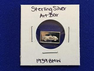 Sterling Silver Art Bar - "1939 BMW" 