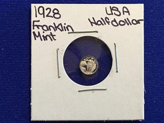 1928 USA Franklin Mint Half Dollar.