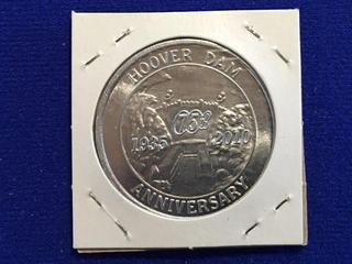 2010 Hoover Dam Anniversary Medallion.