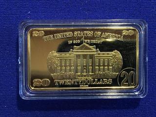Gold Plated Bar.